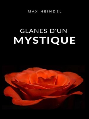 cover image of Glanes d'un mystique (traduit)